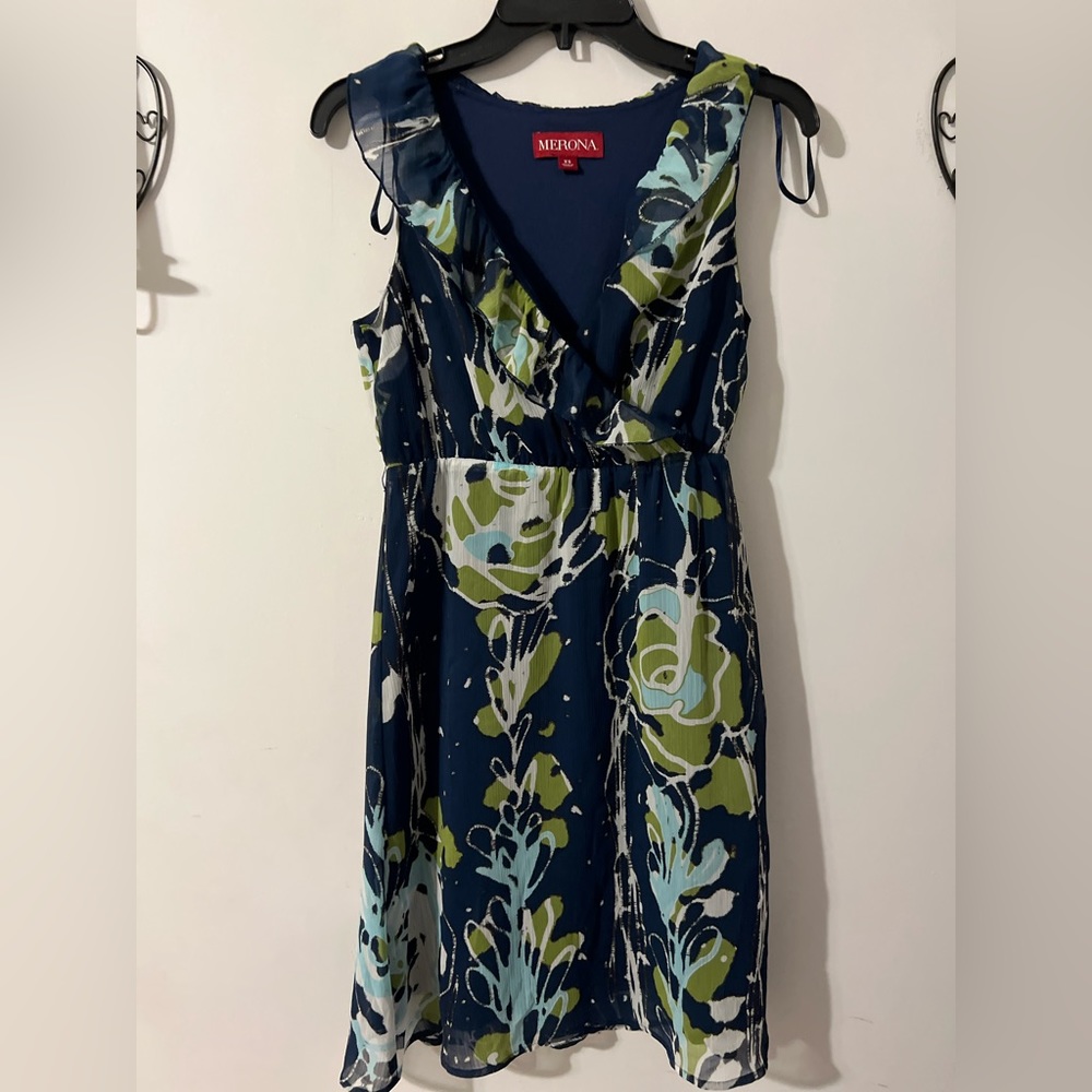 Blue and Green Merona dress  size XS